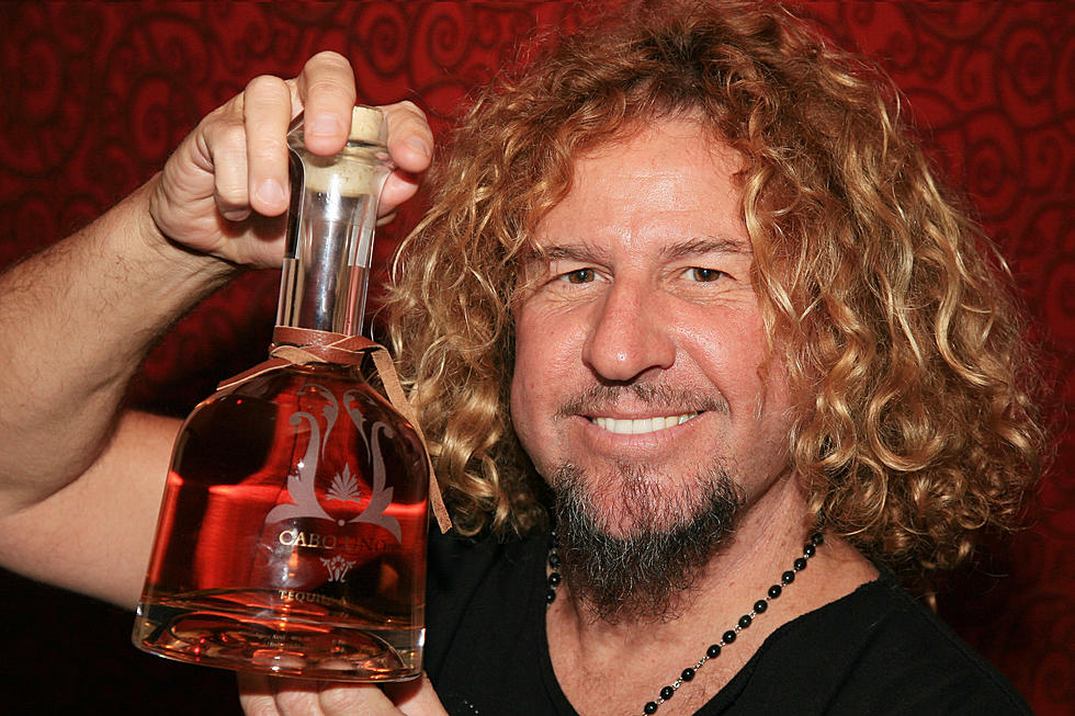 Sammy Hagar, Van Halen´s frontman, appears with a bottle of Cabo Wabo tequila